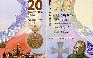 Pierwszy polski banknot w pionie. NBP upamiętnił rocznicę Bitwy Warszawskiej